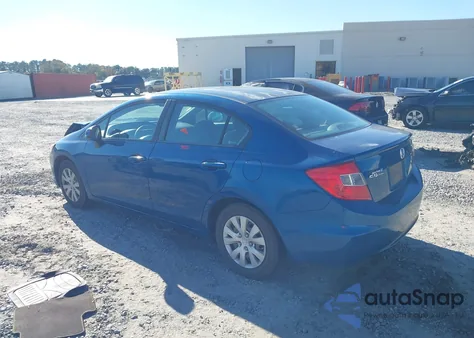 2012 Honda Civic Lx from USA, damaged, VIN 2HGFB2F51CH581528